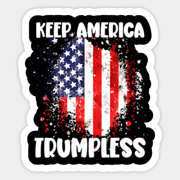 Keep America Trumpless ny -Trump Sticker by lam-san-dan